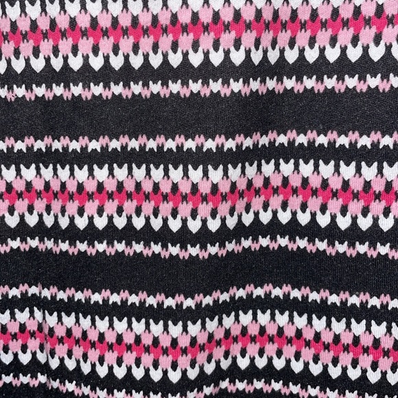 •VICTORIA'S SECRET•NWOT THE ANGEL LONG SLEEVE PINK/BLACK/WHITE SLEEP SHIRT XS - Picture 8 of 9